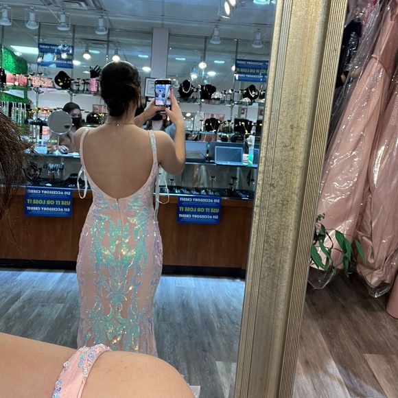 Jovani 3263 Sequin Sheath 2022 Prom Dress - Picture 2 of 2